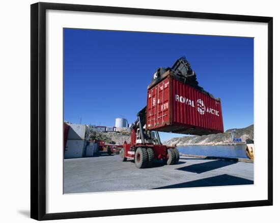 Ilulissat, Formerly Jacobshavn, Disko Bay, West Coast, Greenland, Polar Regions-Harding Robert-Framed Photographic Print