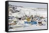 Ilulissat Harbour, Greenland, Denmark, Polar Regions-Sergio Pitamitz-Framed Stretched Canvas