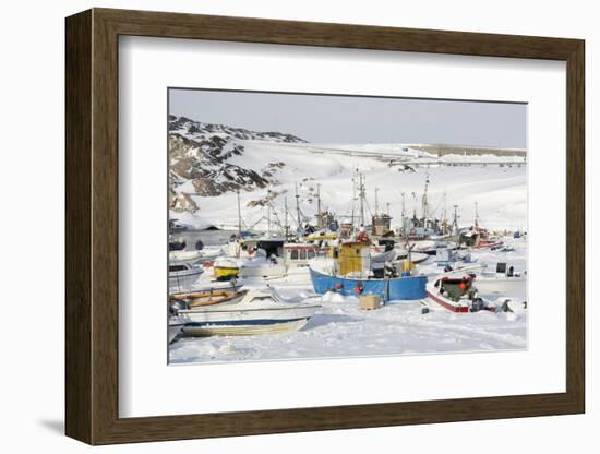 Ilulissat Harbour, Greenland, Denmark, Polar Regions-Sergio Pitamitz-Framed Photographic Print