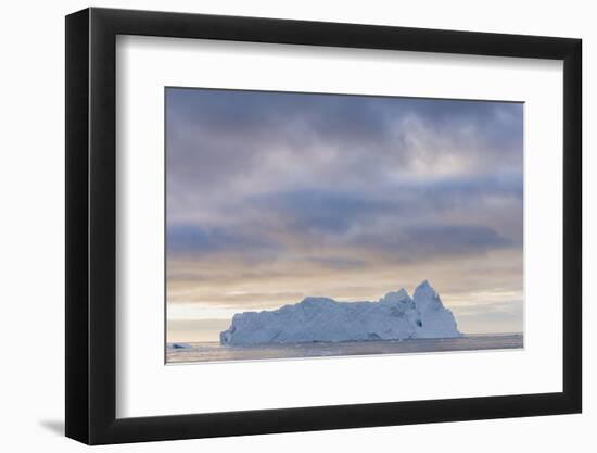 Ilulissat Icefjord also called kangia or Ilulissat Kangerlua at Disko Bay.-Martin Zwick-Framed Photographic Print