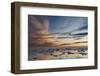 Ilulissat Icefjord also called kangia or Ilulissat Kangerlua, sunset over Disko Bay. Greenland-Martin Zwick-Framed Photographic Print