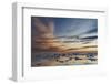 Ilulissat Icefjord also called kangia or Ilulissat Kangerlua, sunset over Disko Bay. Greenland-Martin Zwick-Framed Photographic Print