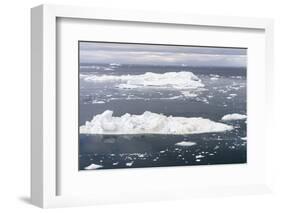 Ilulissat Icefjord also called kangia or Ilulissat Kangerlua, view over Disko Bay.-Martin Zwick-Framed Photographic Print