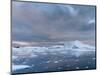 Ilulissat Icefjord, UNESCO, also called kangia or Ilulissat Kangerlua at Disko Bay. Greenland-Martin Zwick-Mounted Photographic Print