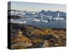 Ilulissat Icefjord, UNESCO, also called kangia or Ilulissat Kangerlua at Disko Bay. Greenland-Martin Zwick-Stretched Canvas