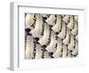 Iluminated paper lanterns at Meiji Shrine-Rudy Sulgan-Framed Photographic Print