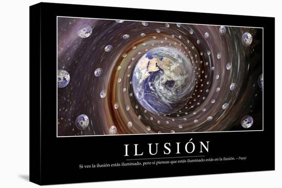 Ilusión. Cita Inspiradora Y Póster Motivacional-null-Stretched Canvas