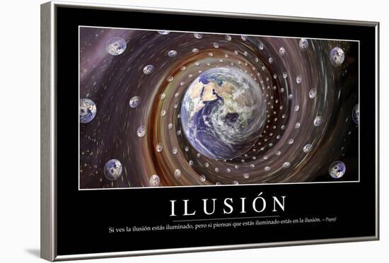 Ilusión. Cita Inspiradora Y Póster Motivacional-null-Framed Photographic Print