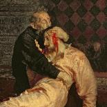 Boris Godunov with Ivan the Terrible-Ilya Efimovich Repin-Giclee Print