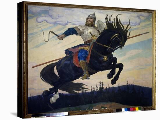Ilya Mouromets (Elie De Mourom) (Ilya Muromets). Heros Legendaire Russe. Peinture De Viktor Mikhail-Victor Mikhailovich Vasnetsov-Stretched Canvas