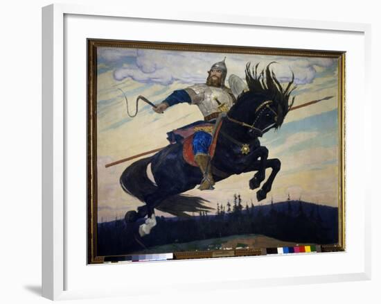 Ilya Mouromets (Elie De Mourom) (Ilya Muromets). Heros Legendaire Russe. Peinture De Viktor Mikhail-Victor Mikhailovich Vasnetsov-Framed Giclee Print