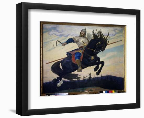 Ilya Mouromets (Elie De Mourom) (Ilya Muromets). Heros Legendaire Russe. Peinture De Viktor Mikhail-Victor Mikhailovich Vasnetsov-Framed Giclee Print