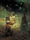 Saint Nicholas of Myra Saves Three Innocents from Death.-Ilya Repin-Laminated Art Print