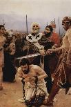 Saint Nicholas of Myra Saves Three Innocents from Death.-Ilya Repin-Framed Stretched Canvas