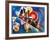 Im Blau, c.1925-Wassily Kandinsky-Framed Art Print