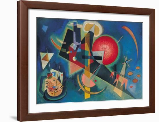 Im Blau-Wassily Kandinsky-Framed Art Print