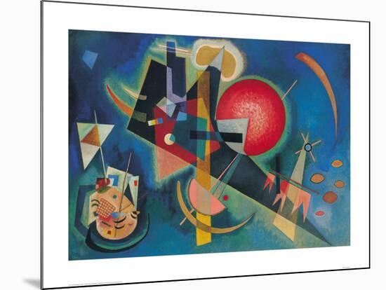 Im Blau-Wassily Kandinsky-Mounted Art Print