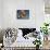 Im Blau-Wassily Kandinsky-Framed Stretched Canvas displayed on a wall