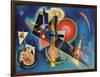 Im Blau-Wassily Kandinsky-Framed Art Print