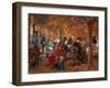 Im Jardin de Luxembourg. 1876-Adolph von Menzel-Framed Giclee Print