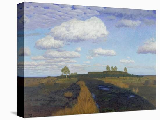 Im Moor. Gegen 1904-Fritz Overbeck-Stretched Canvas