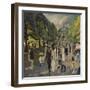 Im Muenchner Hofgarten, 1911-Albert Weisgerber-Framed Premium Giclee Print