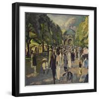 Im Muenchner Hofgarten, 1911-Albert Weisgerber-Framed Premium Giclee Print