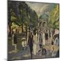 Im Muenchner Hofgarten, 1911-Albert Weisgerber-Mounted Premium Giclee Print