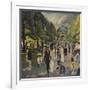 Im Muenchner Hofgarten, 1911-Albert Weisgerber-Framed Giclee Print