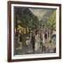 Im Muenchner Hofgarten, 1911-Albert Weisgerber-Framed Giclee Print