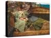 Im Rosengarten-Sir Lawrence Alma-Tadema-Stretched Canvas