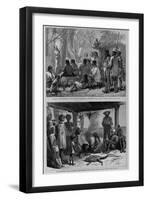 Image #1: Sunday on the Mosquito Coast- Moravian Missionary Preaching. Image #2: the Impending Feas-null-Framed Giclee Print