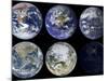 Image Comparison of Iconic Views of Planet Earth-Stocktrek Images-Mounted Photographic Print