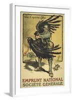 Image Of a French Soldier Strangling a Large Bird (Representing Germany ?).-null-Framed Giclee Print