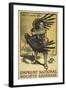 Image Of a French Soldier Strangling a Large Bird (Representing Germany ?).-null-Framed Giclee Print