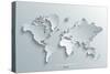 Image of a Vector World Map-Juliann-Stretched Canvas
