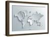 Image of a Vector World Map-Juliann-Framed Art Print