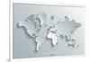 Image of a Vector World Map-Juliann-Framed Art Print