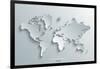 Image of a Vector World Map-Juliann-Framed Art Print