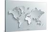 Image of a Vector World Map-Juliann-Stretched Canvas