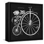 Image of an Old Bicycle with a Large Wheel-Dmitriip-Framed Stretched Canvas