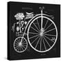 Image of an Old Bicycle with a Large Wheel-Dmitriip-Stretched Canvas