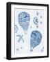 Image of Balloons in the Style of Painting on Tiles-Dmitriip-Framed Art Print