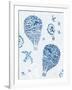 Image of Balloons in the Style of Painting on Tiles-Dmitriip-Framed Art Print