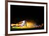 Image of Football Player in White Shirt-Sergey Nivens-Framed Photographic Print