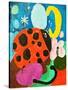 Image of Ladybug and a Butterfly-Dmitriip-Stretched Canvas