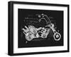 Image of Motorcycle, Which is Made in the Style of Graffiti-Dmitriip-Framed Art Print