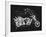 Image of Motorcycle, Which is Made in the Style of Graffiti-Dmitriip-Framed Art Print