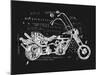 Image of Motorcycle, Which is Made in the Style of Graffiti-Dmitriip-Mounted Art Print