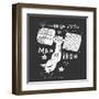 Image of Muscular Arms in Which the Dumbbell-Dmitriip-Framed Art Print